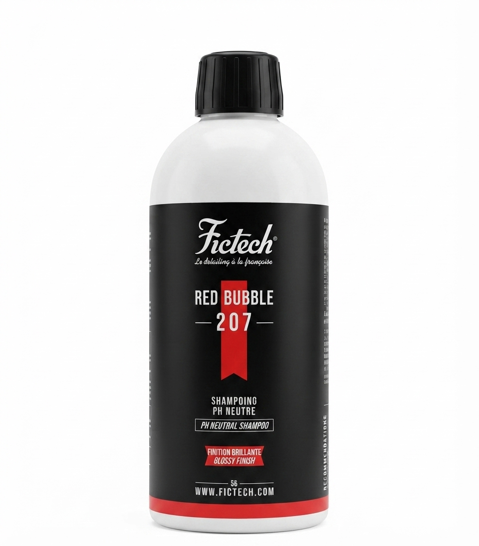 Fictech Red Bubble 207 Šampon ph neutral-0,5L