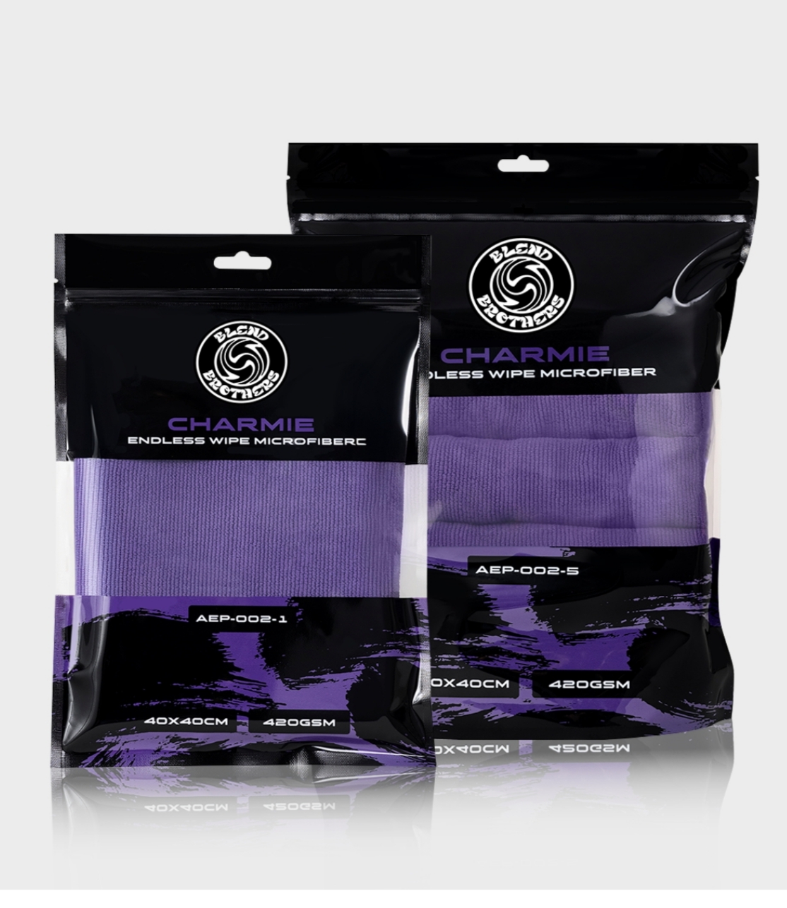 Blend brothers 5x CHARMIE mikrofibra 420gsm purple