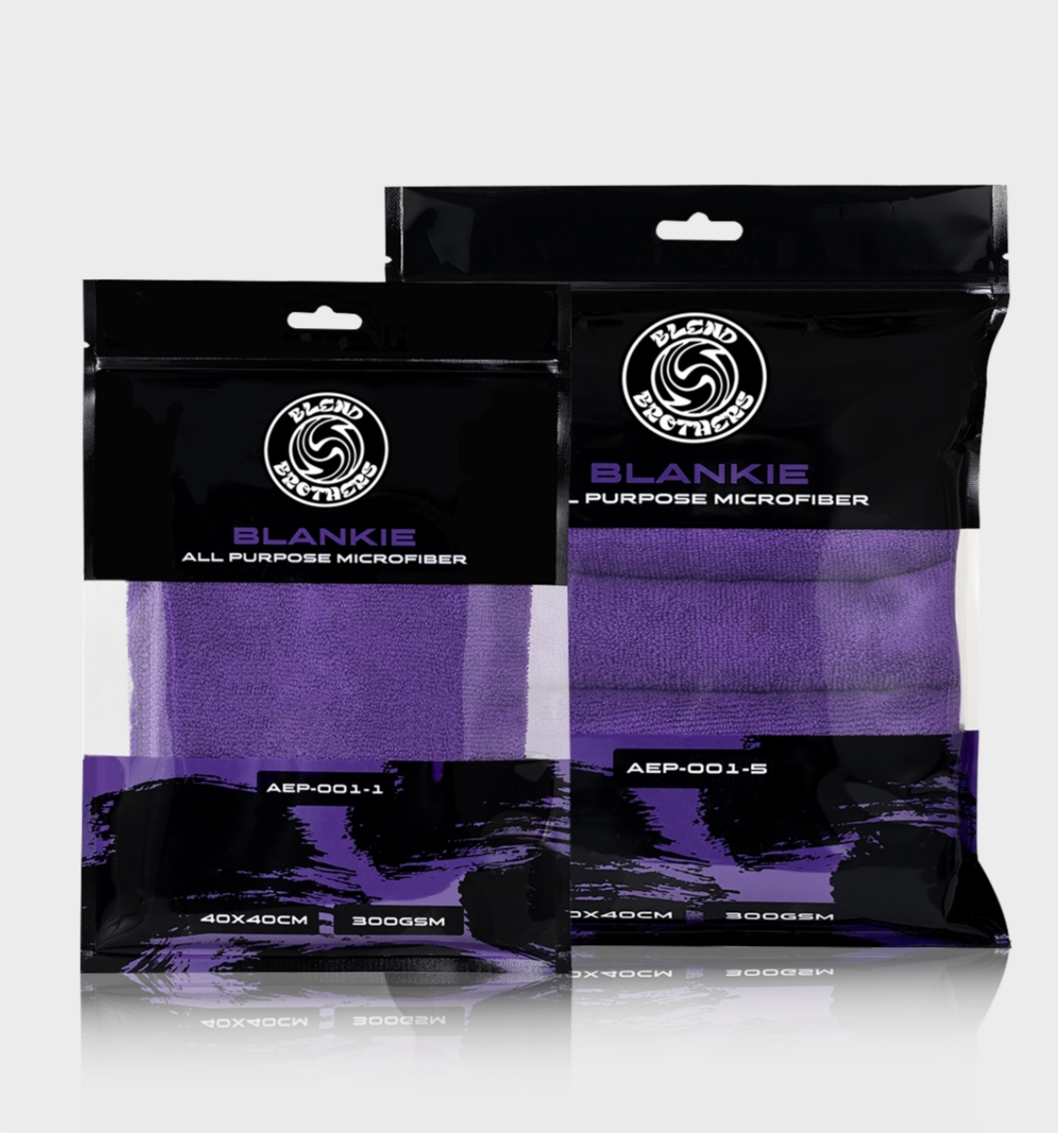 Blend brothers 5xBLANKIE mikrofibra 300gsm Purple