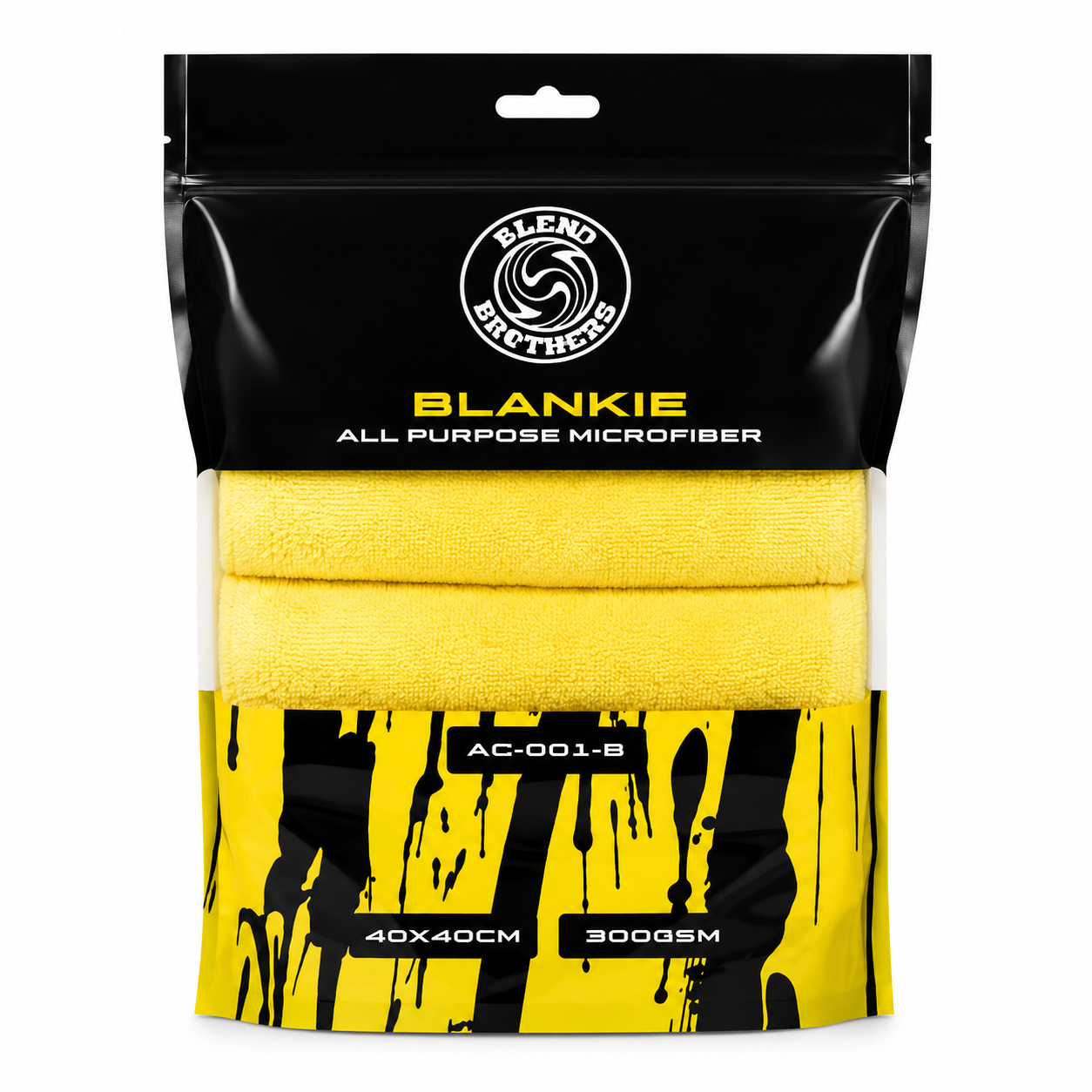 Blend brothers 5xBLANKIE mikrofibra 300gsm - Žuta