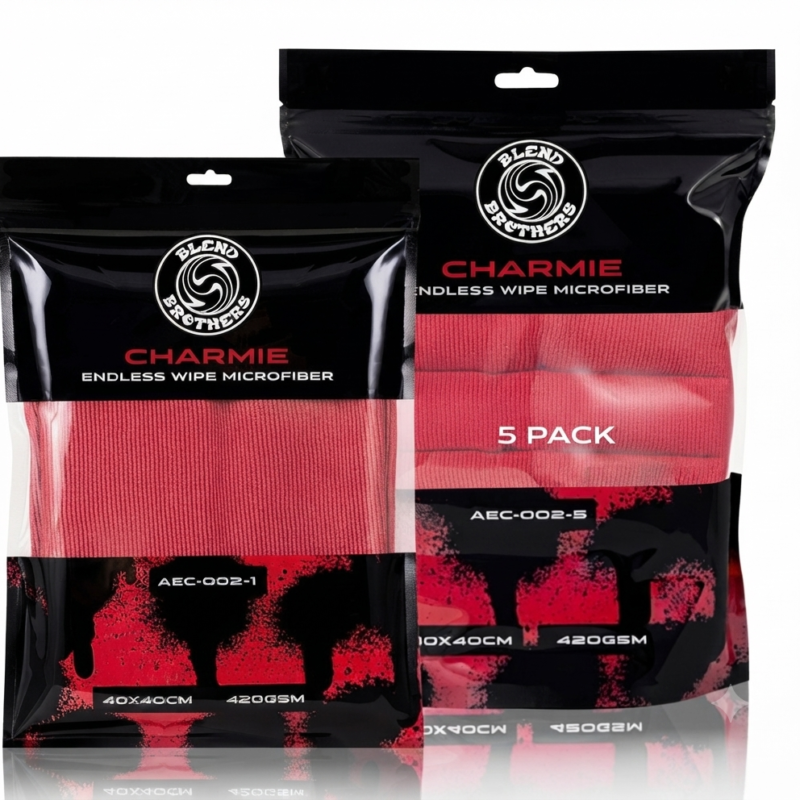 Blend brothers 5x CHARMIE mikrofibra 420gsm Red