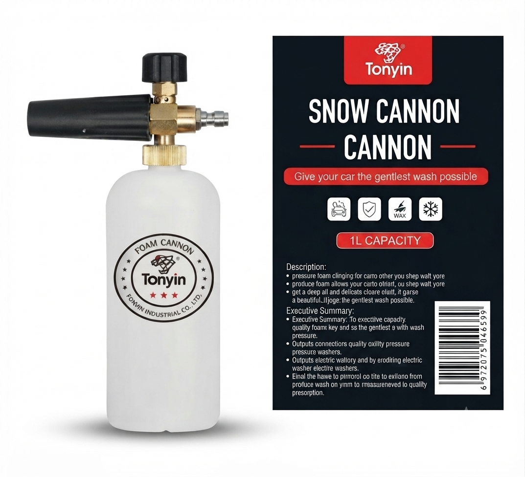 Tonyin Snow foam cannon -pjenomat-QC priključak